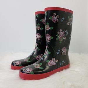 TAMARA HENRIQUES Floral Boots Rain Boots Women's s